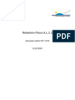 Relatório Física A.L.1.2: Eduardo Coelho Nº7 12ºA