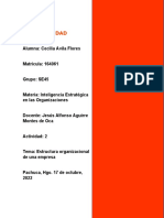 Actividad 2 Estructura Organizacional de Una Empresa