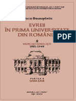 Iancu Braustein-Evreii in Prima Universitate Din Romania 2