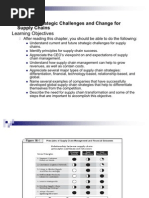 Chapter 16 - Strategic Challenges and Change For Supply Chains