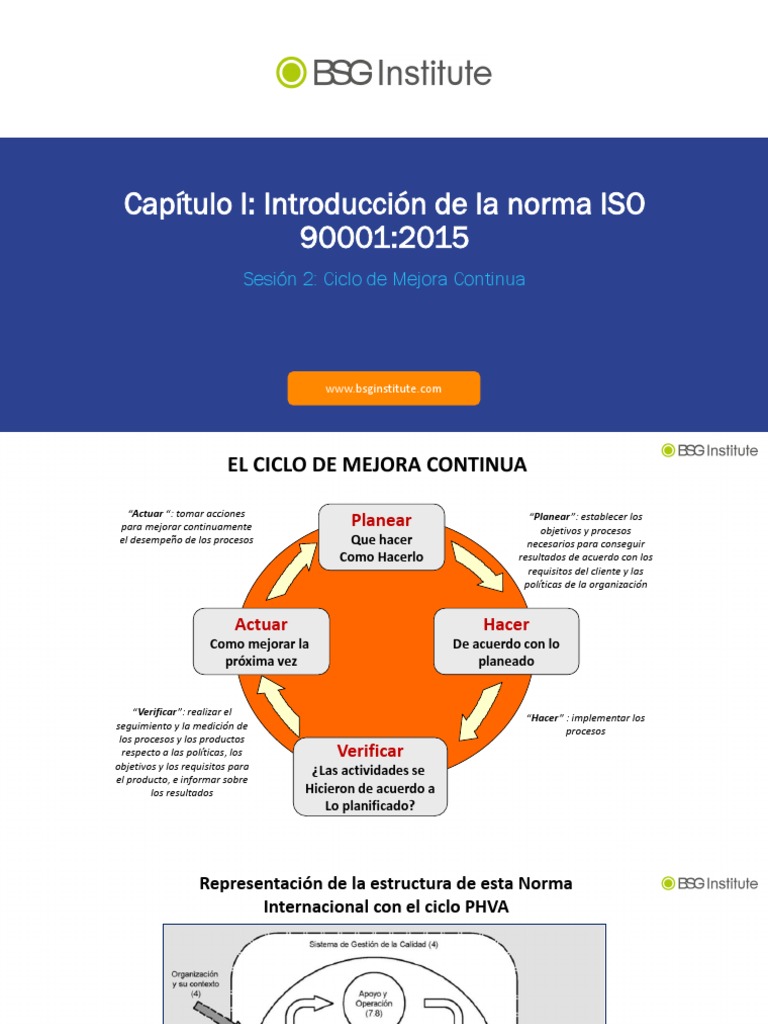 Ciclo de Mejora Continua | PDF | Calidad (comercial) | Business