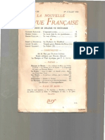 Georges Bataille - L'Apprenti-Sorcier &amp Pour Un Collège de Sociologie - NRF298 - 7-1938