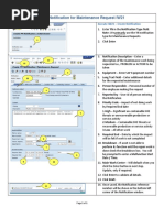 Notifications - Create Notification For Maintenance Request - IW21 (