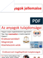 Az Anyagok Jellemzése