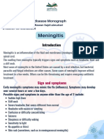 Disease Monograph: Meningitis