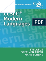 CCSLC Modern Languages