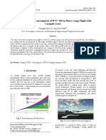 Evaluation of Fuel Consumption of B747-400 in Short-Range Flight With Catapult Assist