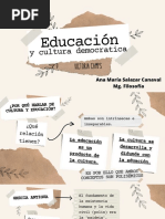 Educación y Cultura Democrática
