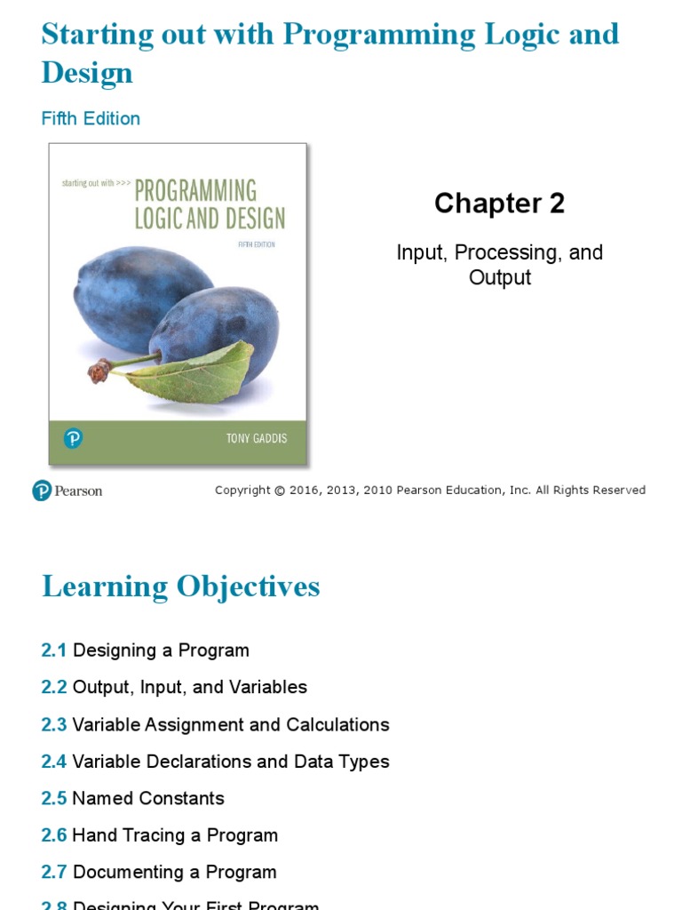 Input, Output and Algorithms | PDF | Computer Program | Programming