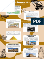 Infografía Cronológica Elementos 3d Azul