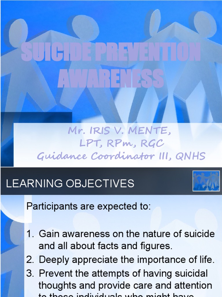 Suicide Prevention Awareness Guide | PDF | Suicide | Major Depressive ...