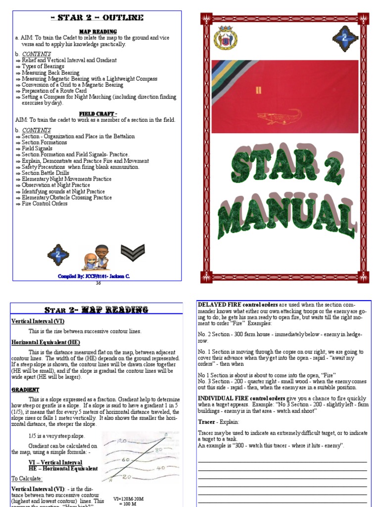 Cadet Training: Map Reading & Fieldcraft | PDF | Compass | Company ...
