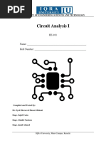 Circuit Analysis I Updated