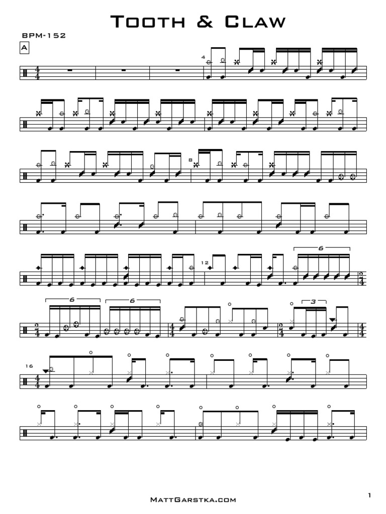 Tooth Claw Transcription | PDF