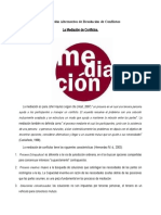 La Mediación Como Medio Alternativo de Resolución de Conflictos