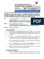 Formato de Informe de Solicitud de Pago de Contratos y Limpiezas