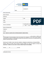 Inscrição Chamada Pública SDE 03/2022