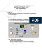 Laboratorio Virtual 1.2 DIFERENCIAL DE PRESION EN LA MEDICION DE FLUJO.