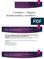 Unidad 3 - Organos Jurisdiccionales y Auxiliares