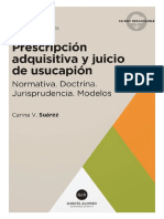 Prescripcion Adquisitiva y Juicio de Usucapion. 2019. Suarez (1)