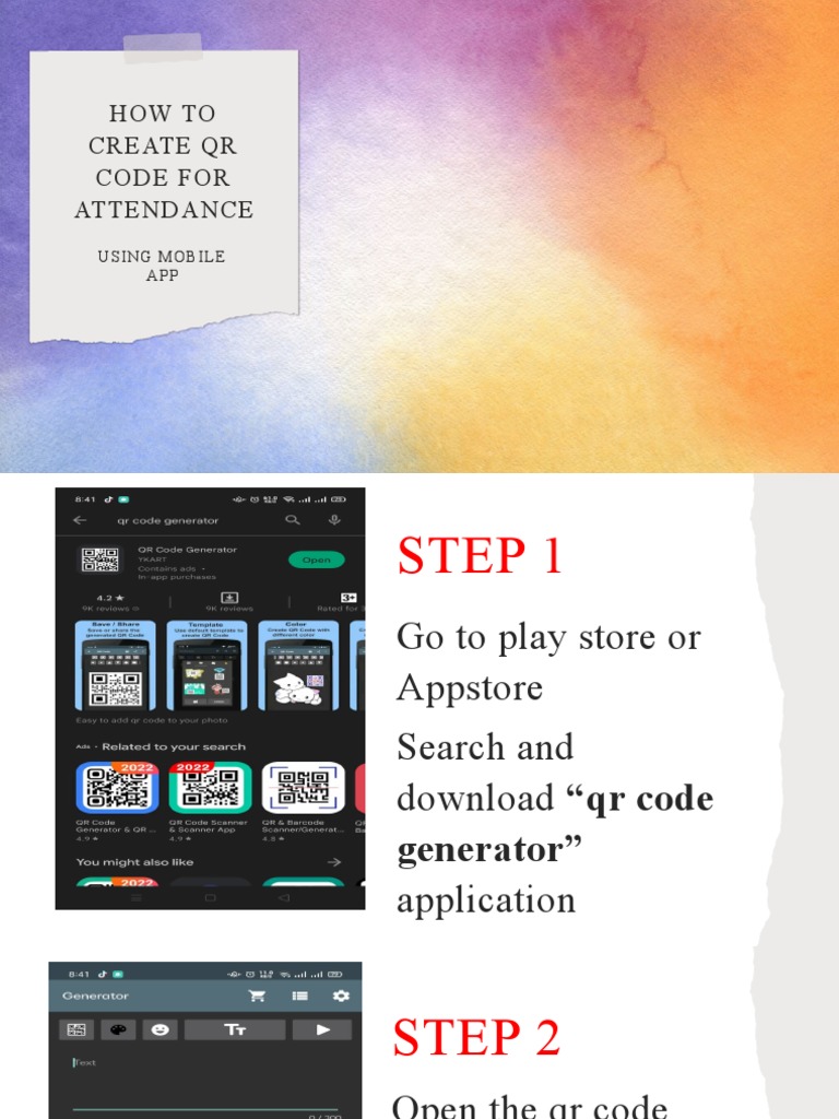 Qr Code Generator | PDF