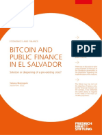 Bitcoin and Public Finance in El Salvador: Solution or Deepening of A Pre-Existing Crisis?