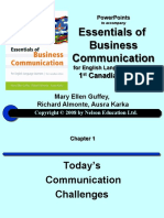 Essentials in Business Communication Ch. 1