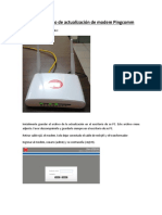 Procedimiento de actualización de modem Pingcomm