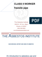 Transite Pipe Module 1 Background History and Uses of Asbestos