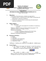 Ict Grade 10 Lesson-Plan Final