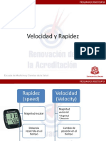 Cinematica Lineal Velocicity Speed