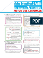 Tipos de Vicios Del Lenguaje para Tercer Grado de Secundaria