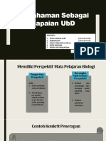 Perspektif Biologi dalam Pembelajaran UbD