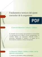 Fundamentos Teóricos Del Ajuste Curricular de La Asignatura