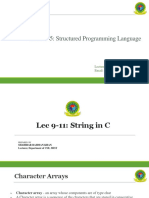 CSE 105 - Lec 9-11 (String)