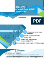 Konsep Dasar Ilmu Ekonomi Layanan Kesehatan