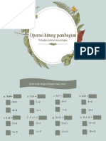 Operasi Hitung Pembagian