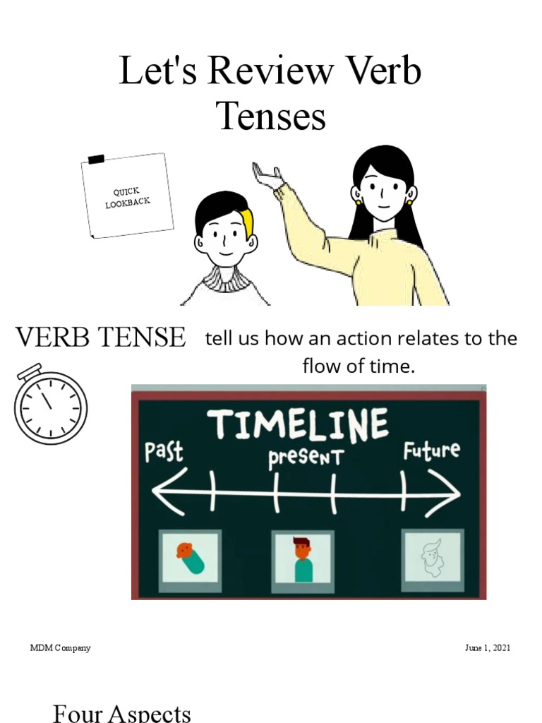 Review of Simple Verb Tenses | PDF