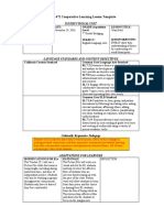 EDUC 472 Cooperative Learning Lesson Template