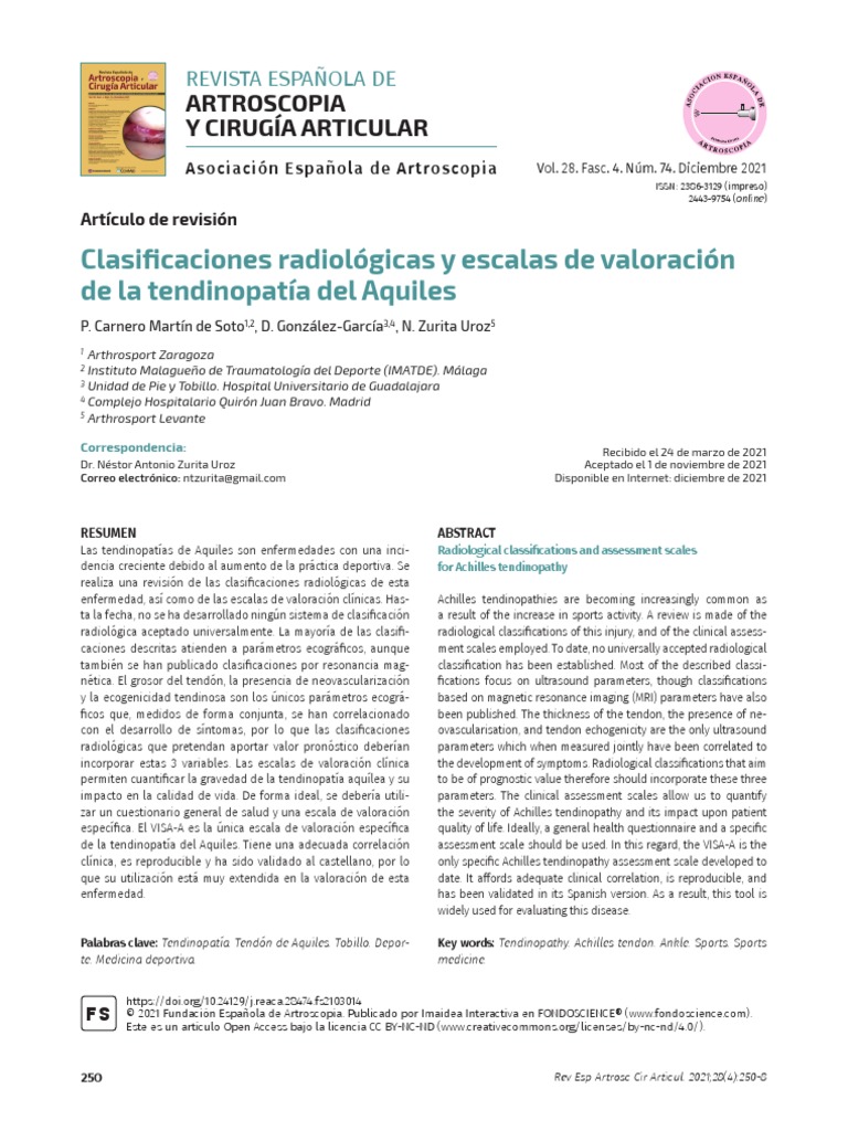 Reaca.28474.Fs2103014 Clasificaciones Radiologicas Escalas Valoracion ...