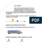 Movimiento Rectilíneo