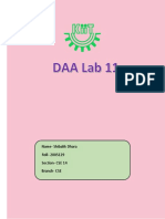 DAA Lab 11