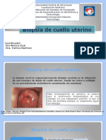 Biopsia de Cuello Uterino R1 Andrea Viera