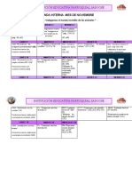 Agenda Interna Tercer Trimestre