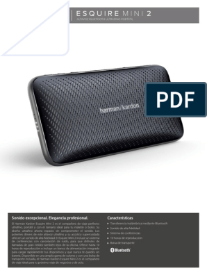 HK Esquire Mini2 Spec Sheet Spanish, PDF, Bluetooth
