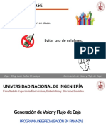 Generacion de Valor y Flujos de Caja