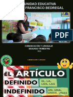 Comunicacion y Leguaje Tema Artículos Definidos e Indefinidos