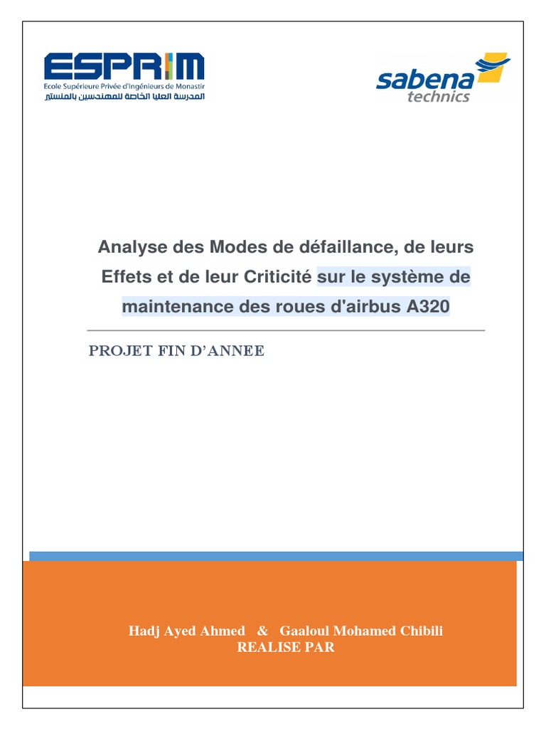 Analyse des défaillances Airbus A320 | PDF