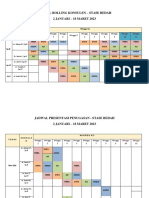 Jadwal Rolling Konsulen Dan Tugas