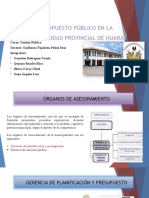 Presupuesto Público Munic - Huaraz